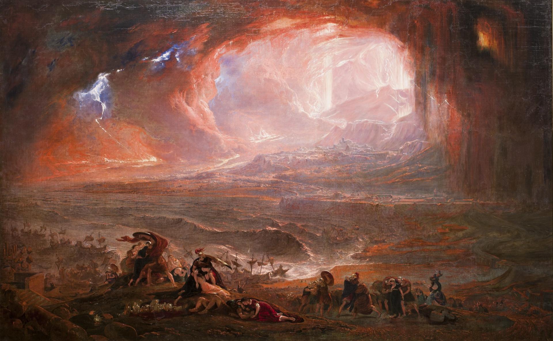 Painting depicting the end of the world